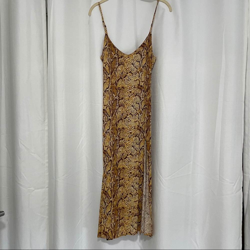 Reformation Crimini Dress - Snakeskin Print 🐍🌟